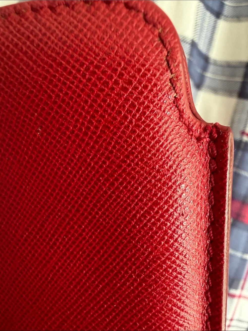 Authentic Prada Red Saffiano Leather iPad Mini Sleeve Case Made in Italy